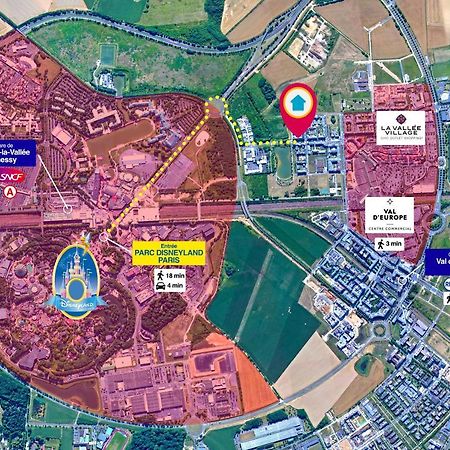 Disneyland-Paris, Studio 2 Pers, Wifi 塞里斯 外观 照片